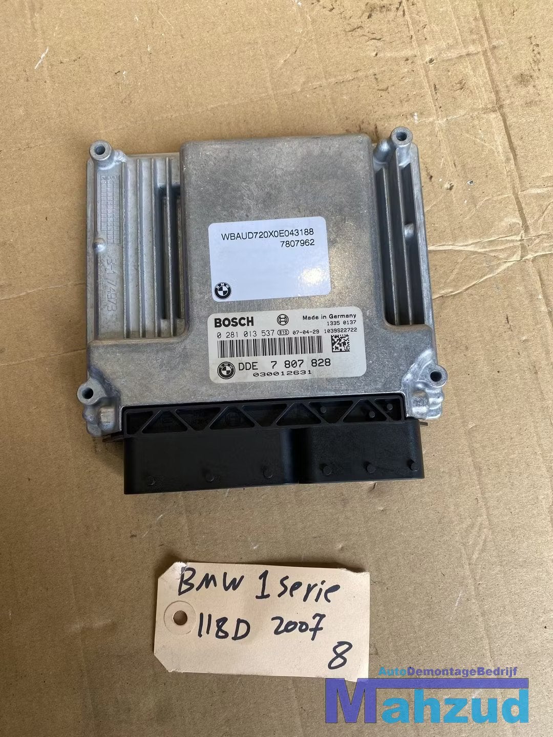 BMW 1 SERIE E87 N47D20A ECU Motormanagement module 028101353, Petuelring 130
80788  Munich, DE, Gebruikt, Info@bmw.de, Ophalen of Verzenden