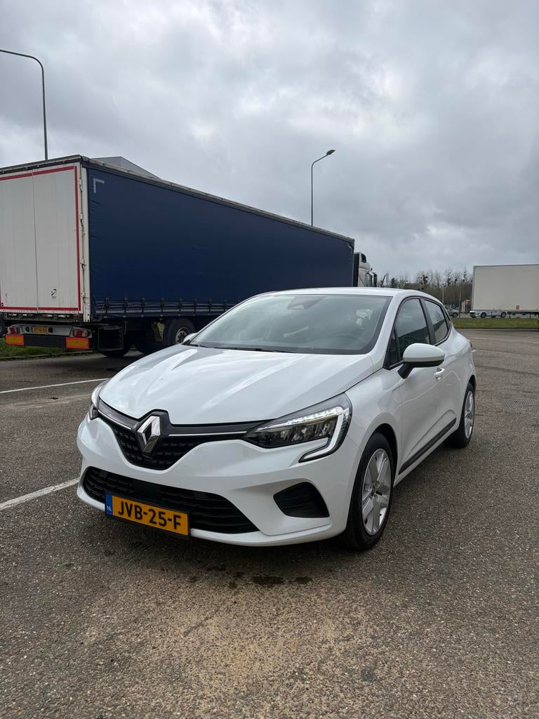Renault Clio 1.0 SCE 2021 Wit, Auto's, Renault, Voorwielaandrijving, Zwart, Wit, Handgeschakeld