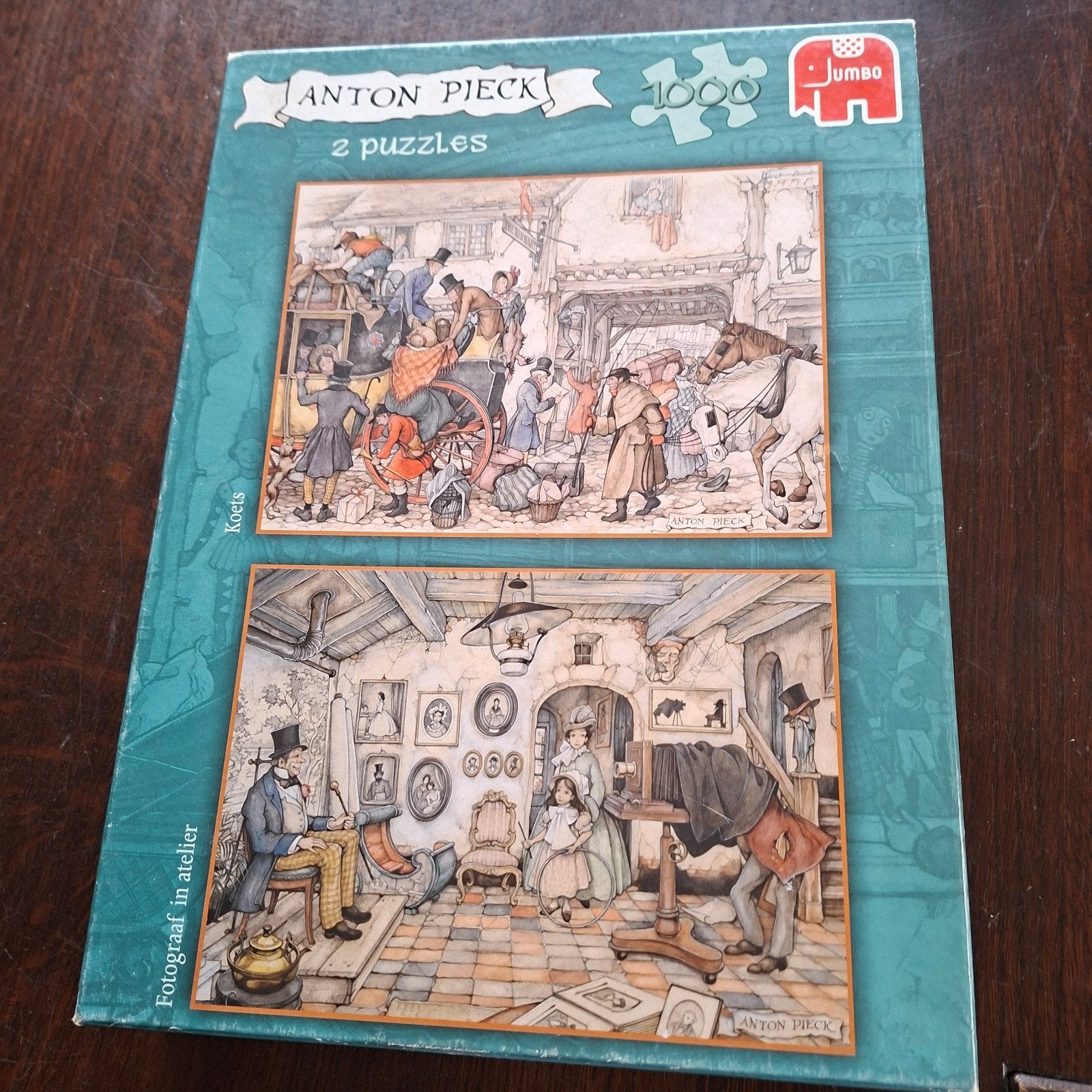 Puzzels Anton Pieck, Ophalen of Verzenden, 500 t/m 1500 stukjes, Zo goed als nieuw, Legpuzzel