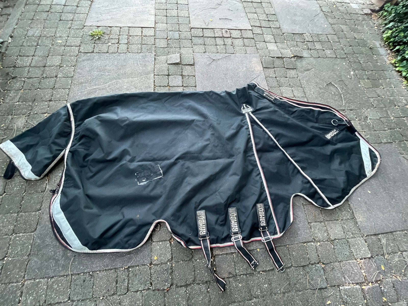 Rambo Optimo regendeken maat 6.3, Dieren en Toebehoren, Paarden en Pony's | Dekens en Dekjes, Gebruikt, Ophalen of Verzenden, V-sluiting