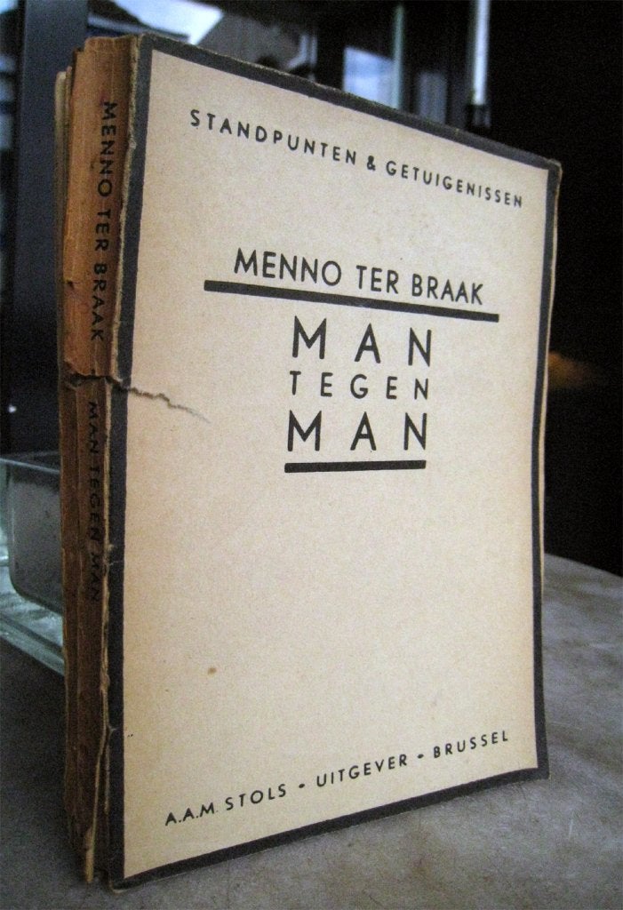   Braak, Menno ter - Man tegen man (1931 1e dr.), Ophalen of Verzenden