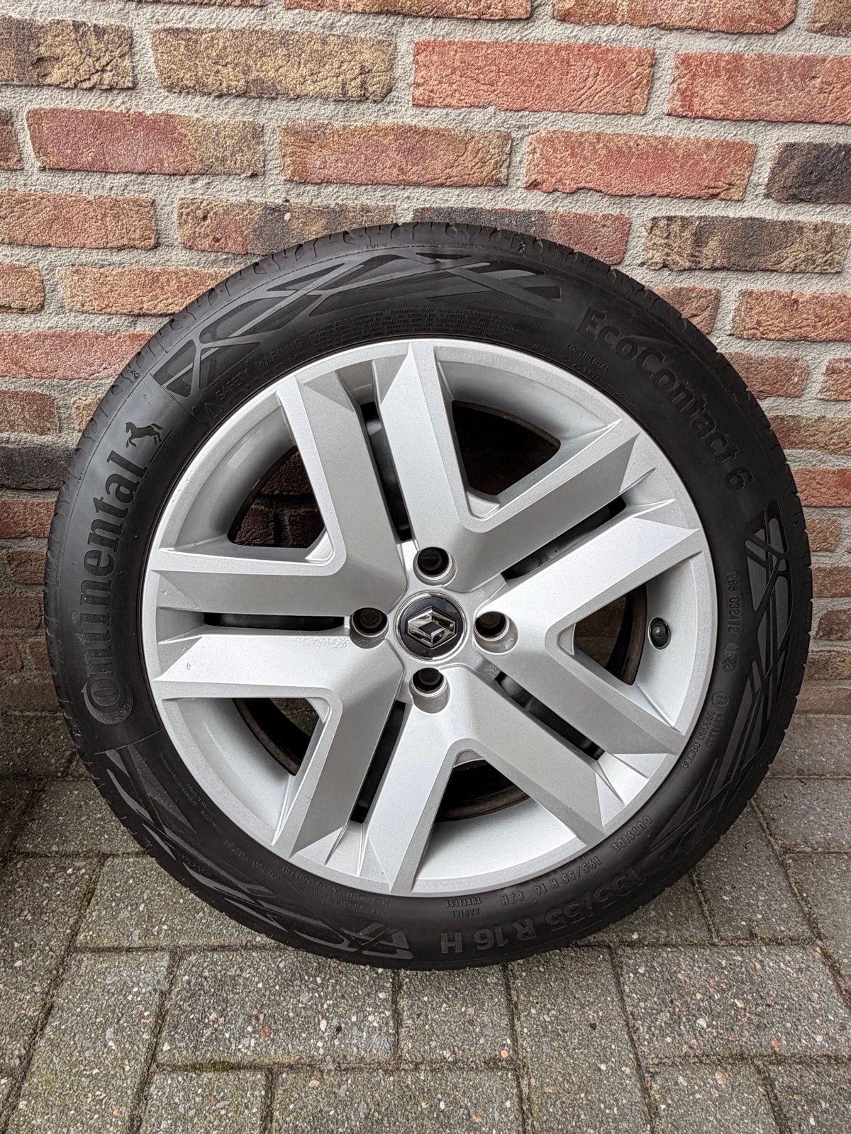 Continental EcoContact 6 banden Renault 195/55 R1, Ophalen, Gebruikt, 16 inch, Banden en Velgen