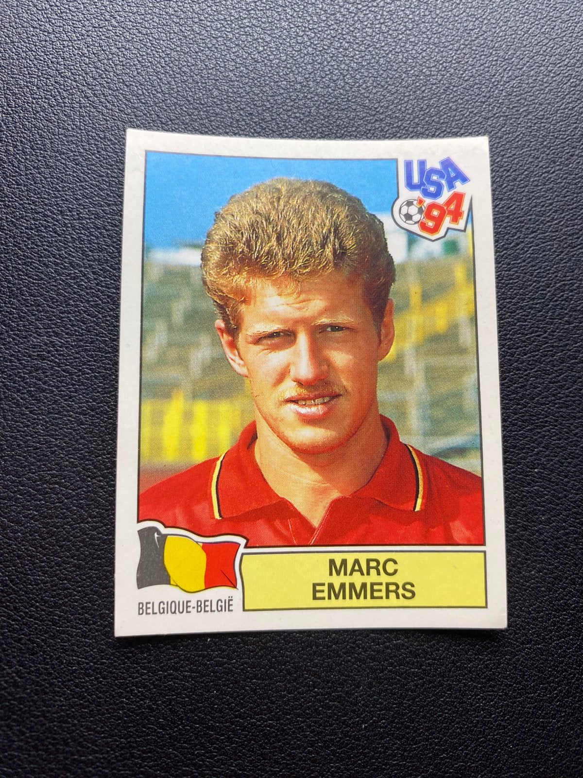 Marc Emmers - België - Panini WK 1994, Verzamelen, Sportartikelen en Voetbal, Ophalen of Verzenden, Zo goed als nieuw, Buitenlandse clubs