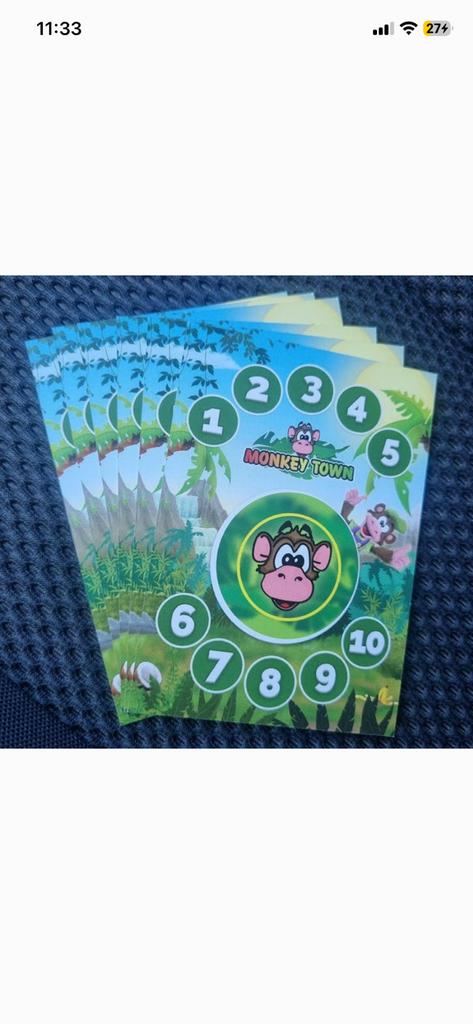 Monkey town rittenkaart 4 x, Drie personen of meer