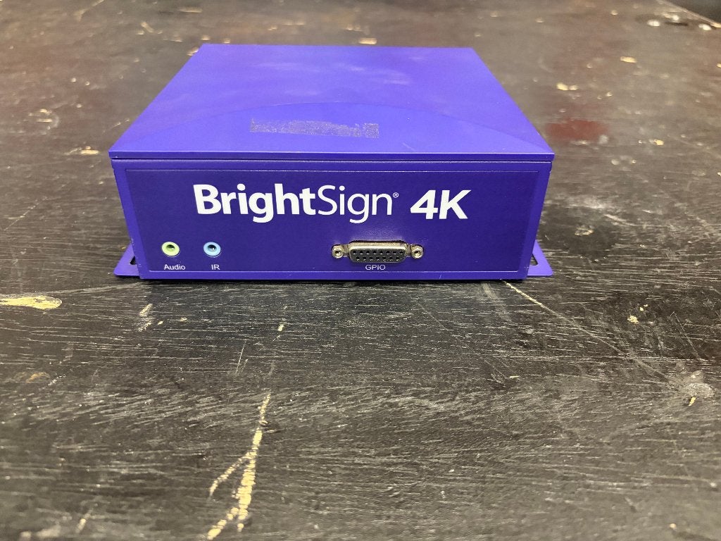 BrightSign 4K Mediaspeler - Paars, Audio, Tv en Foto, Ophalen of Verzenden, Gebruikt, HDMI, Zonder harde schijf