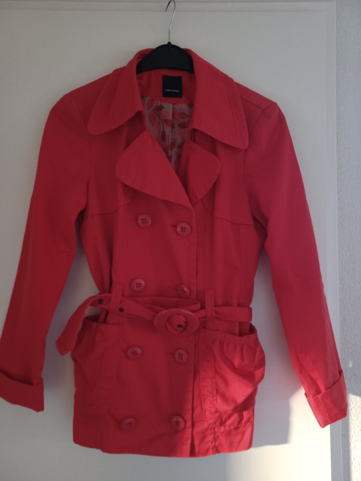 Rode jas maat M vero Moda, Maat 38/40 (M), Vero Moda, Ophalen of Verzenden, Zo goed als nieuw