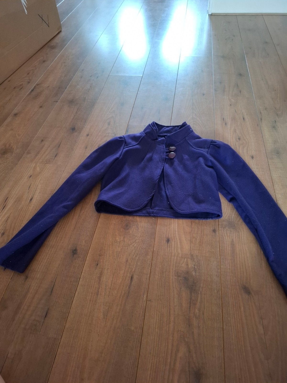 Paars bolero jasje, Onbekend, Ophalen of Verzenden, Zo goed als nieuw