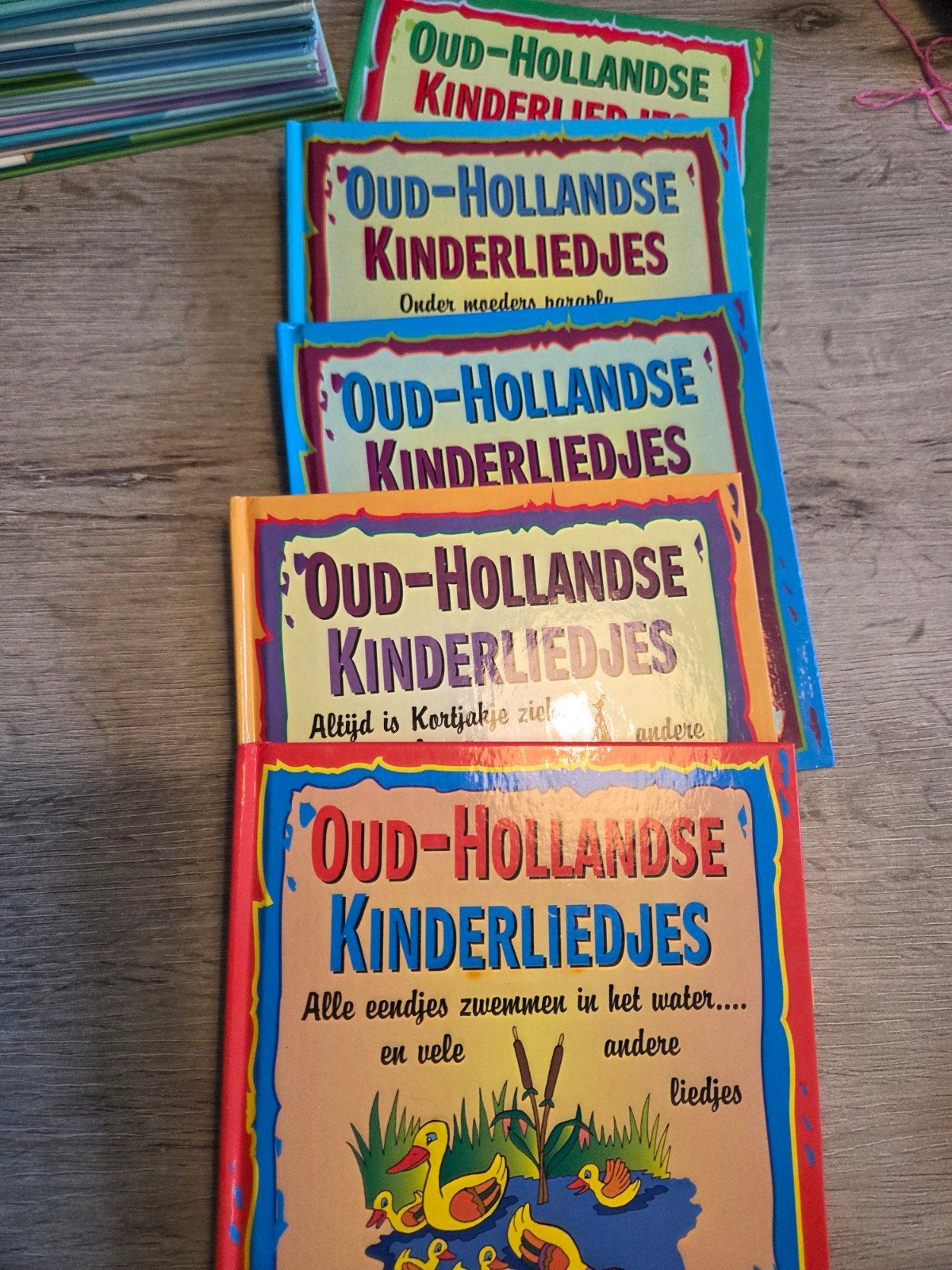 boekjes oud Hollandse kinderliedjes, Ophalen, Fictie algemeen