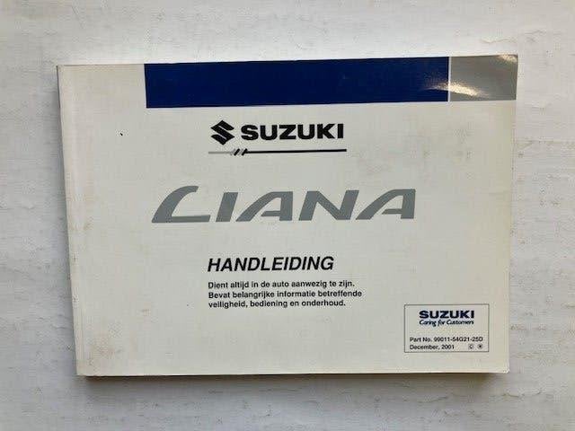 Suzuki Liana Handleiding              (2001) -            NL, Ophalen of Verzenden