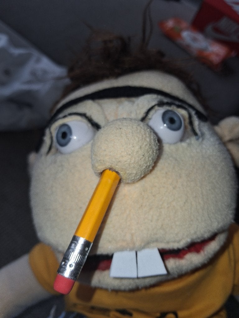 Jeffy buikspreekpop puppet, Ophalen of Verzenden, Overige typen