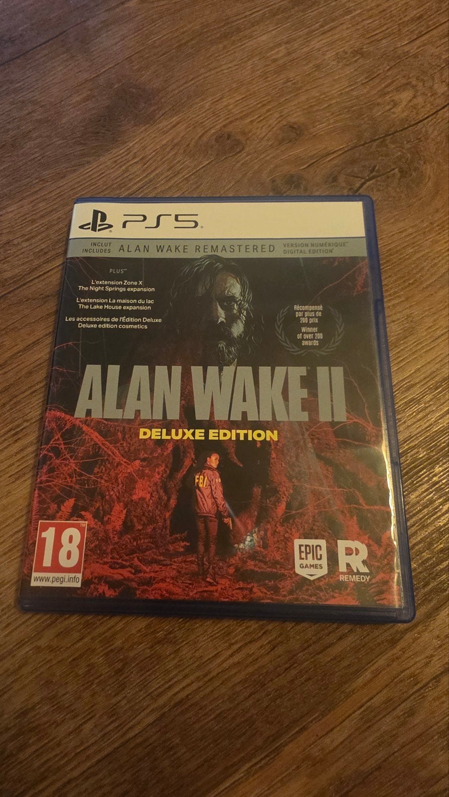 Alan Wake II Deluxe Edition PS5 (incl. Alan Wake Remastered), Ophalen of Verzenden, Zo goed als nieuw