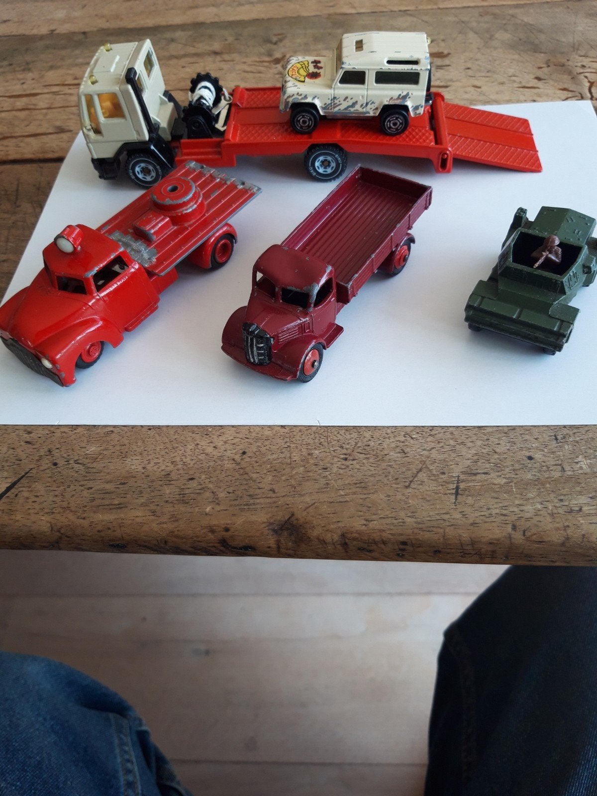 Lotje van 5 modellen, Ophalen of Verzenden, Gebruikt, Bus of Vrachtwagen, Overige merken