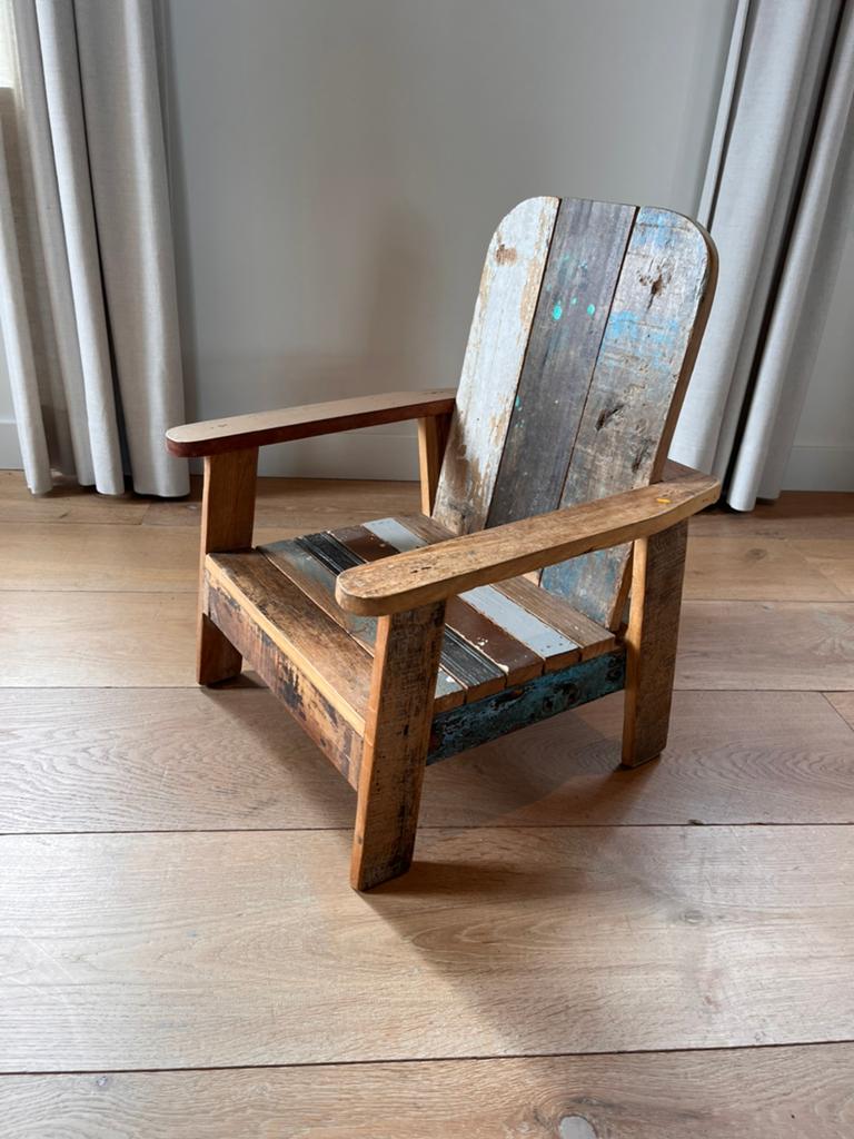 Kinderstoeltje hout, Ophalen of Verzenden, Zo goed als nieuw, Stoel(en)