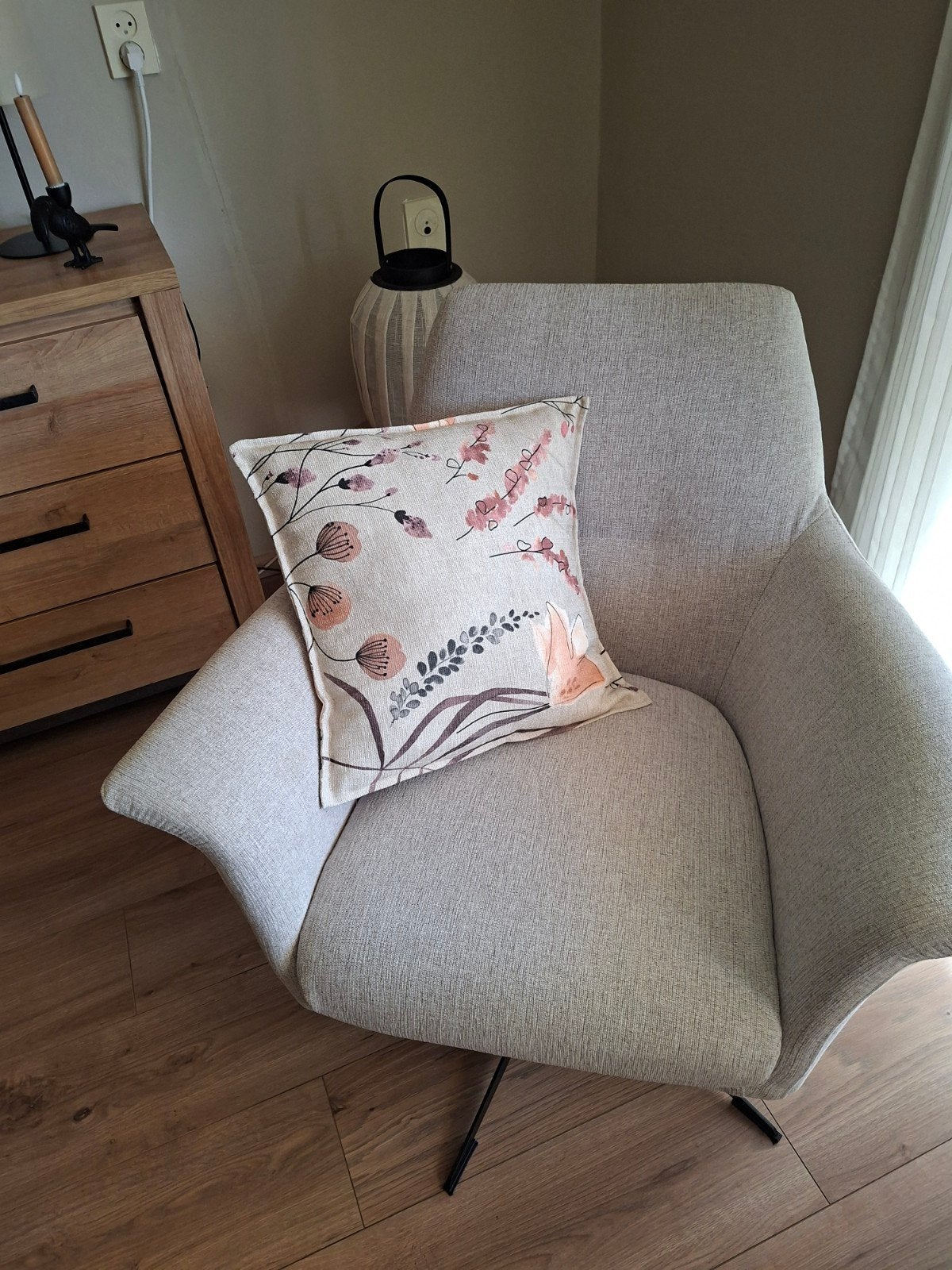 grijze draaistoel, Ophalen of Verzenden, Zo goed als nieuw, 50 tot 75 cm
