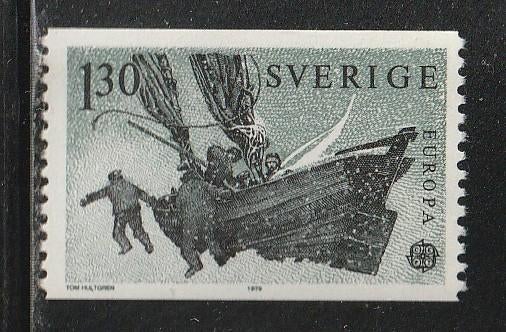 Verenigd Europa 1979 - Zweden - Postbezorging over het IJs, Ophalen, Postfris, Overige thema's