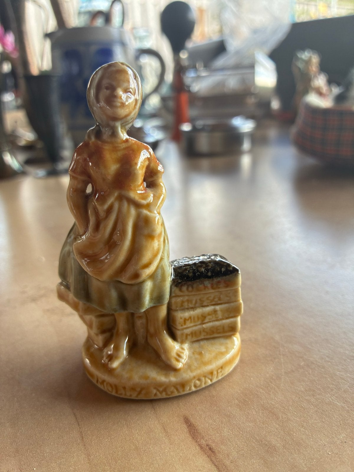 Vintage Wade porseleinen beeldje Molly Malone, Ophalen of Verzenden