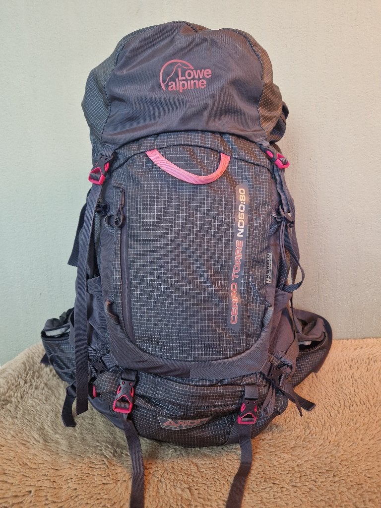Lowe Alpine Cerro Torre ND60:80 (60+20L, damesmodel), Ophalen, Zo goed als nieuw, Rugzak