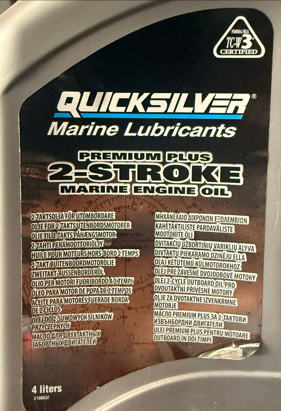 Quicksilver 2-takt - 4L, Watersport en Boten, Ophalen of Verzenden, Nieuw, Motor en Techniek