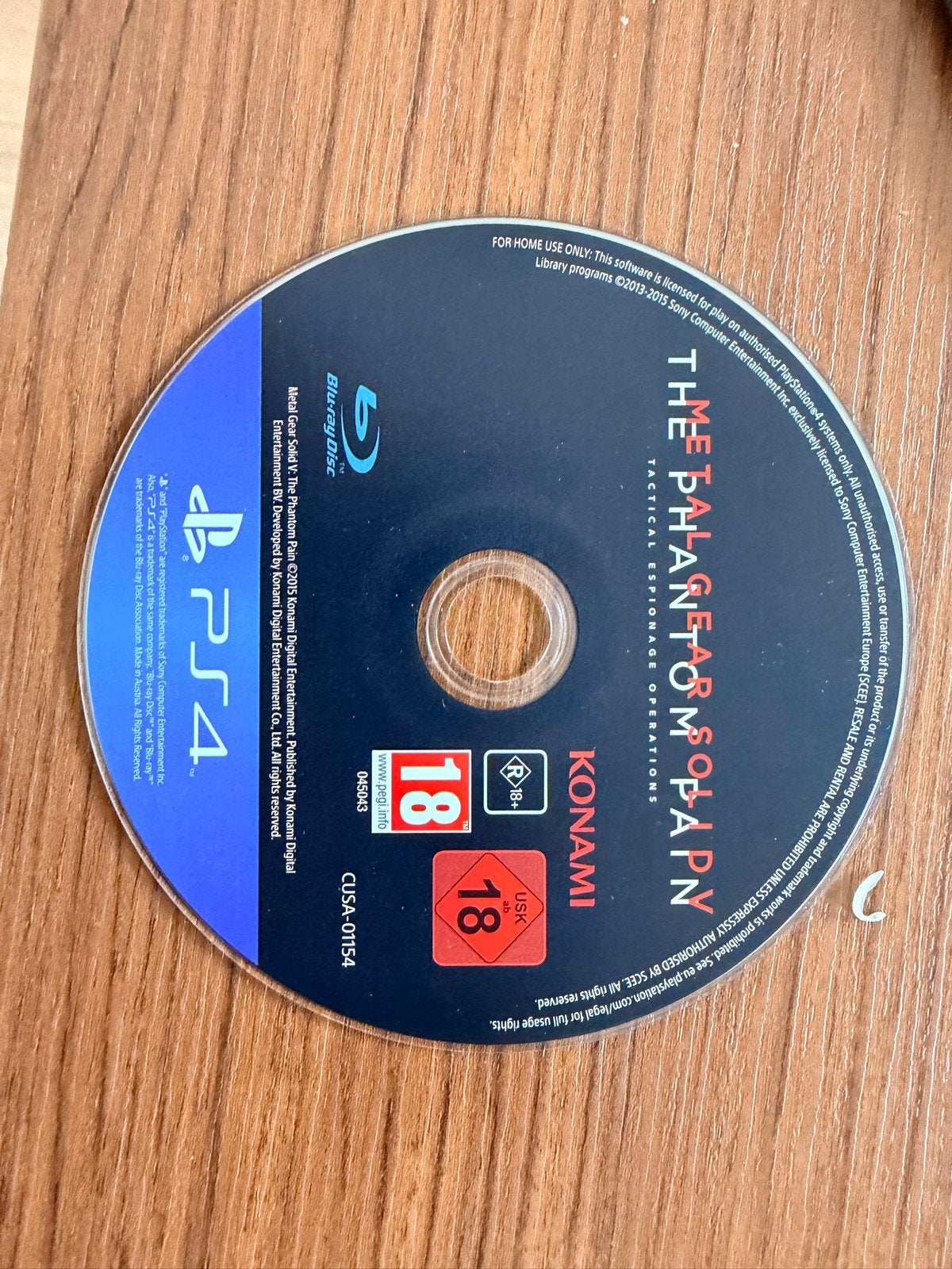 Metal Gear Solid V: The Phantom Pain PS4, Avontuur en Actie, Vanaf 18 jaar, 1 speler, Ophalen of Verzenden