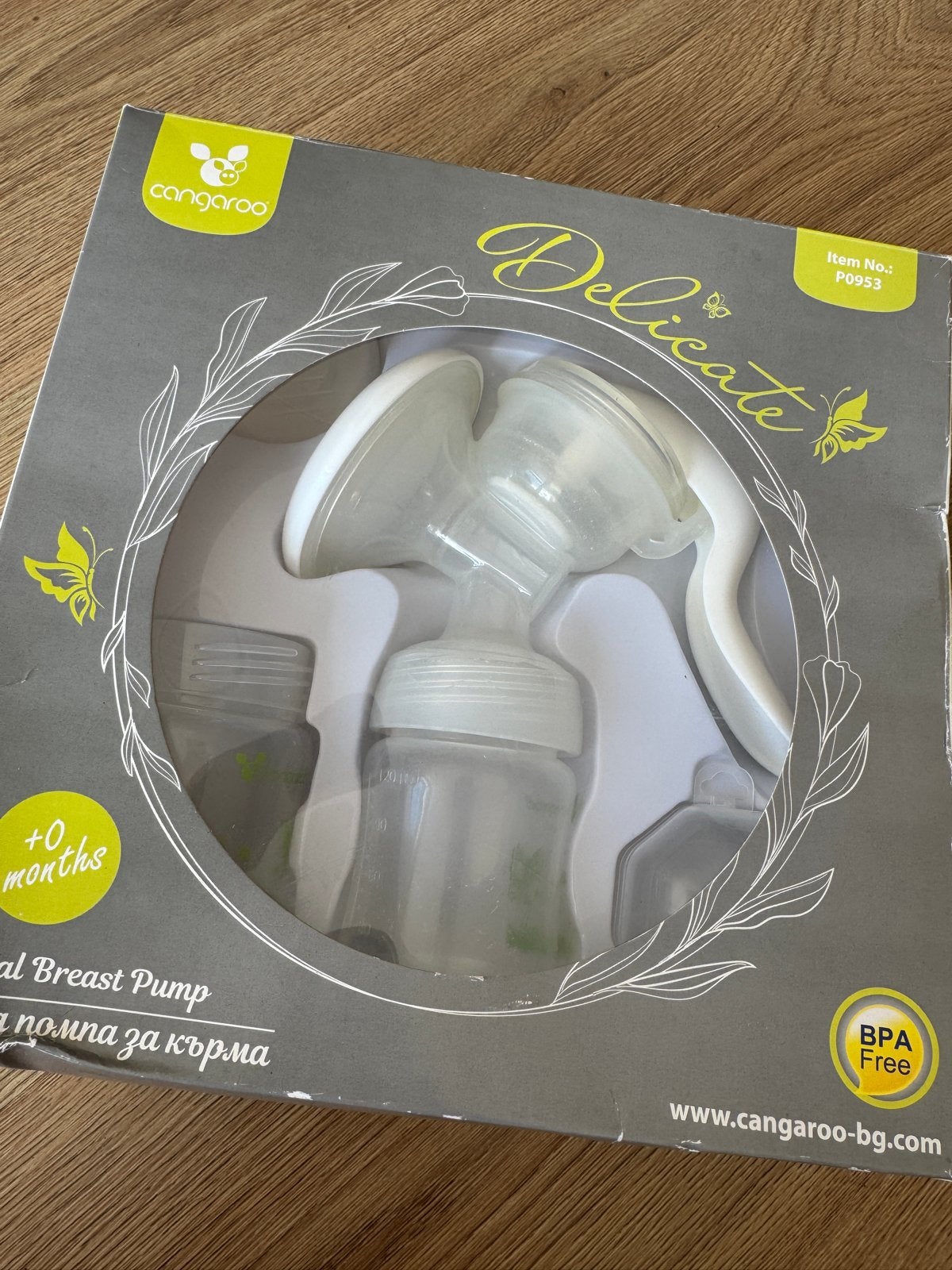 Cangaroo Delicate Handmatige Borstkolf - BPA-vrij, Overige merken, Nieuw, Borstkolf, Ophalen of Verzenden