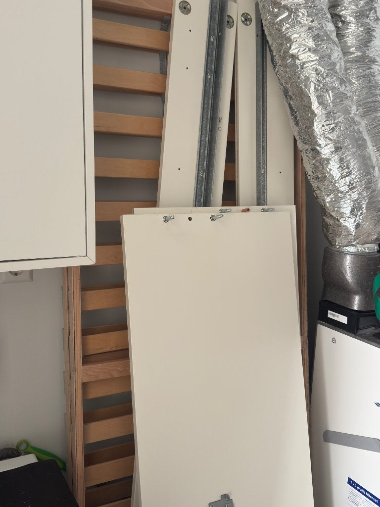 Ikea 140 bed en matras gratis ophalen, Ophalen, Gebruikt, Wit, Tweepersoons