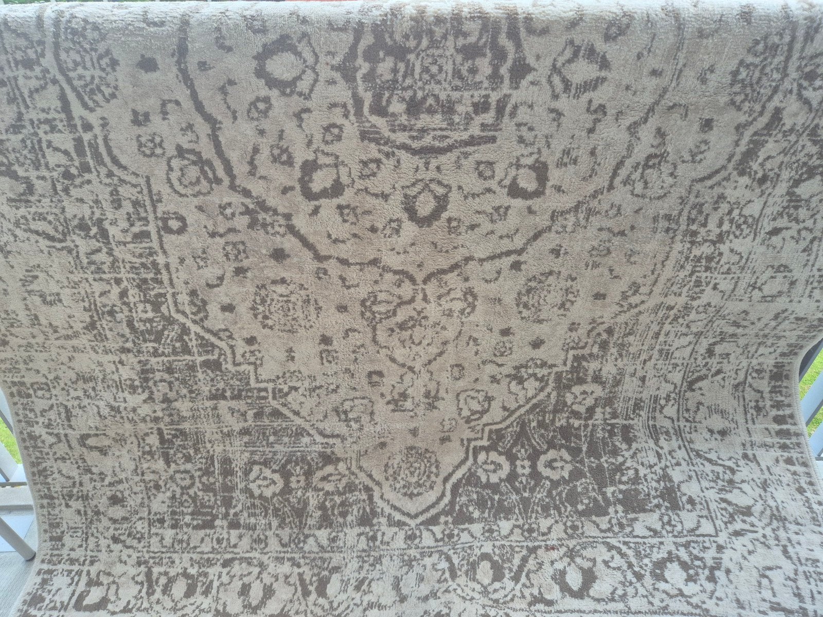 Gereinigd Vloerkleed 290x200 cm - Zo goed als nieuw, Ophalen, Grijs, 200 cm of meer, Zo goed als nieuw