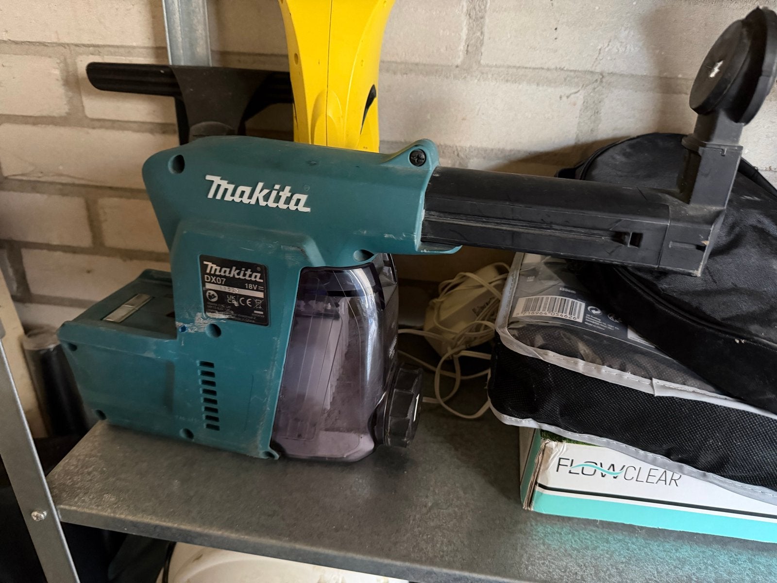 Makita DX07 Boorstofzuiger 18V - DX07, Ophalen of Verzenden, Gebruikt, Overige typen