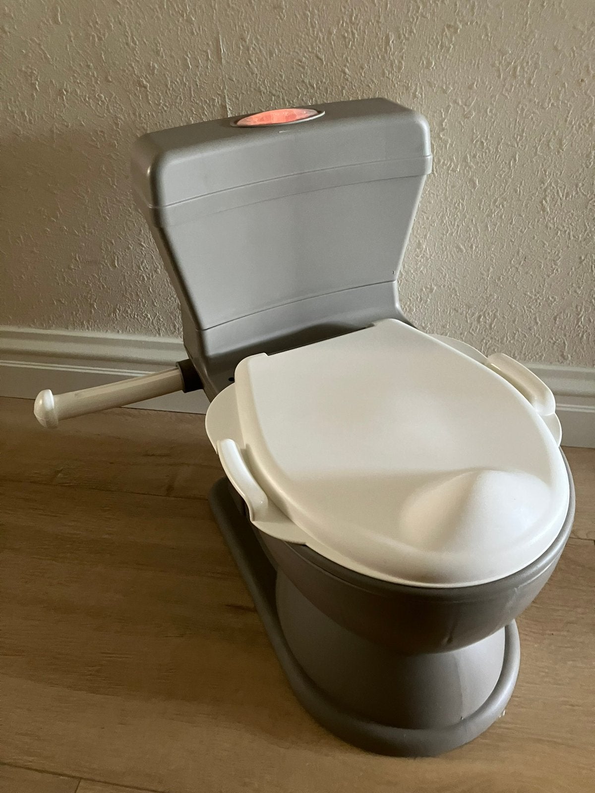 Dolu Steengrijs XL Educatief Potje + Nijntje WC verkleiner, Ophalen, Gebruikt, Overige typen