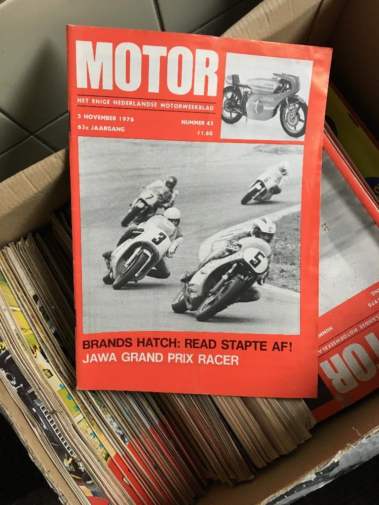 Lektuur Motor Sport ( uit de oude doos ) € 10,00, Boeken, Motoren, Ophalen, Gelezen, Diverse, Algemeen