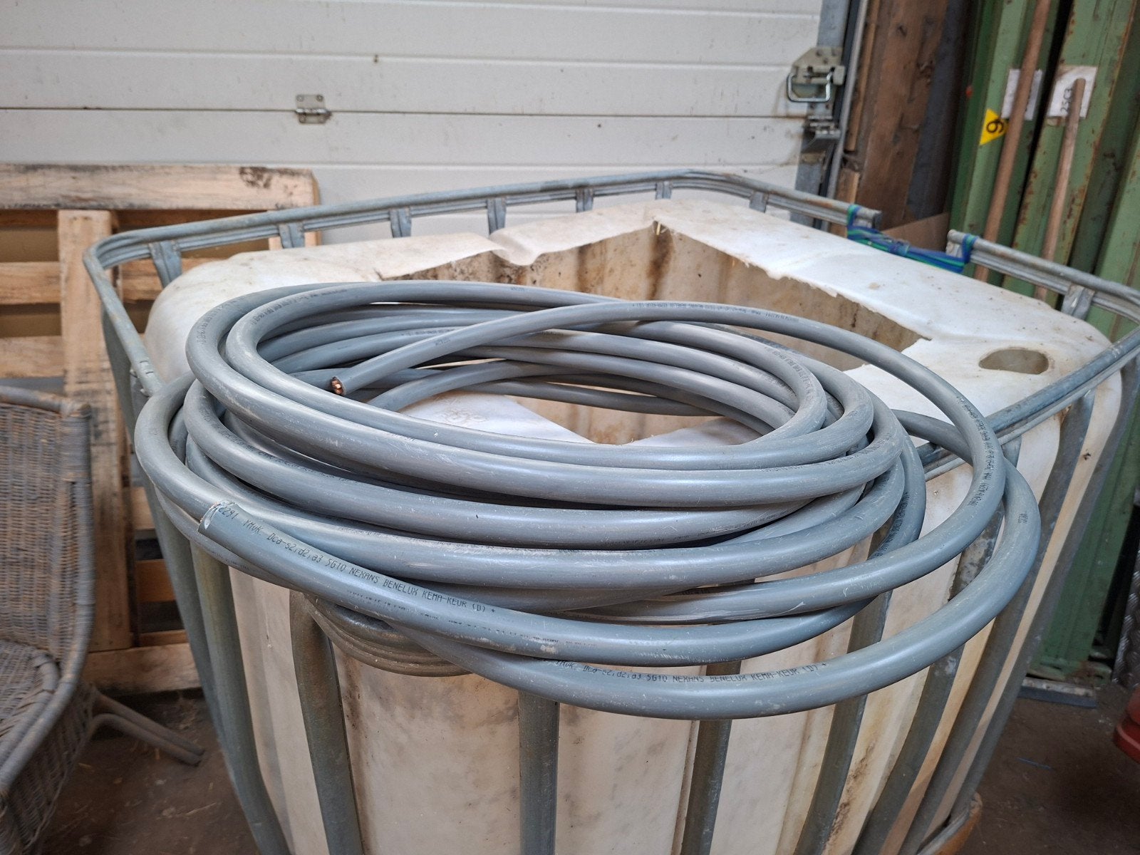 20 mtr kabel 5x10mm2, Doe-het-zelf en Verbouw, Elektra en Kabels, Ophalen, Nieuw, Overige merken, Kabel of Snoer