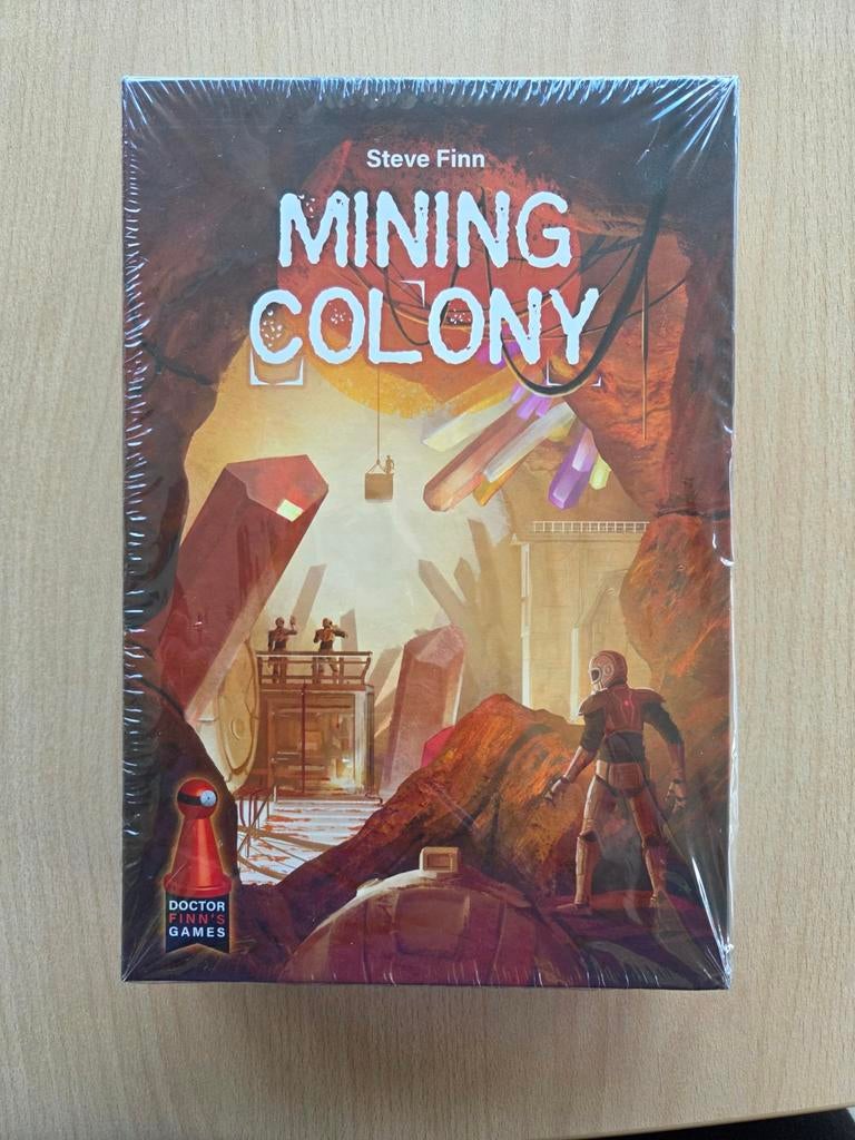 Mining Colony Bordspel, Een of twee spelers, Verzenden, Zo goed als nieuw, Doctor Finn's Games