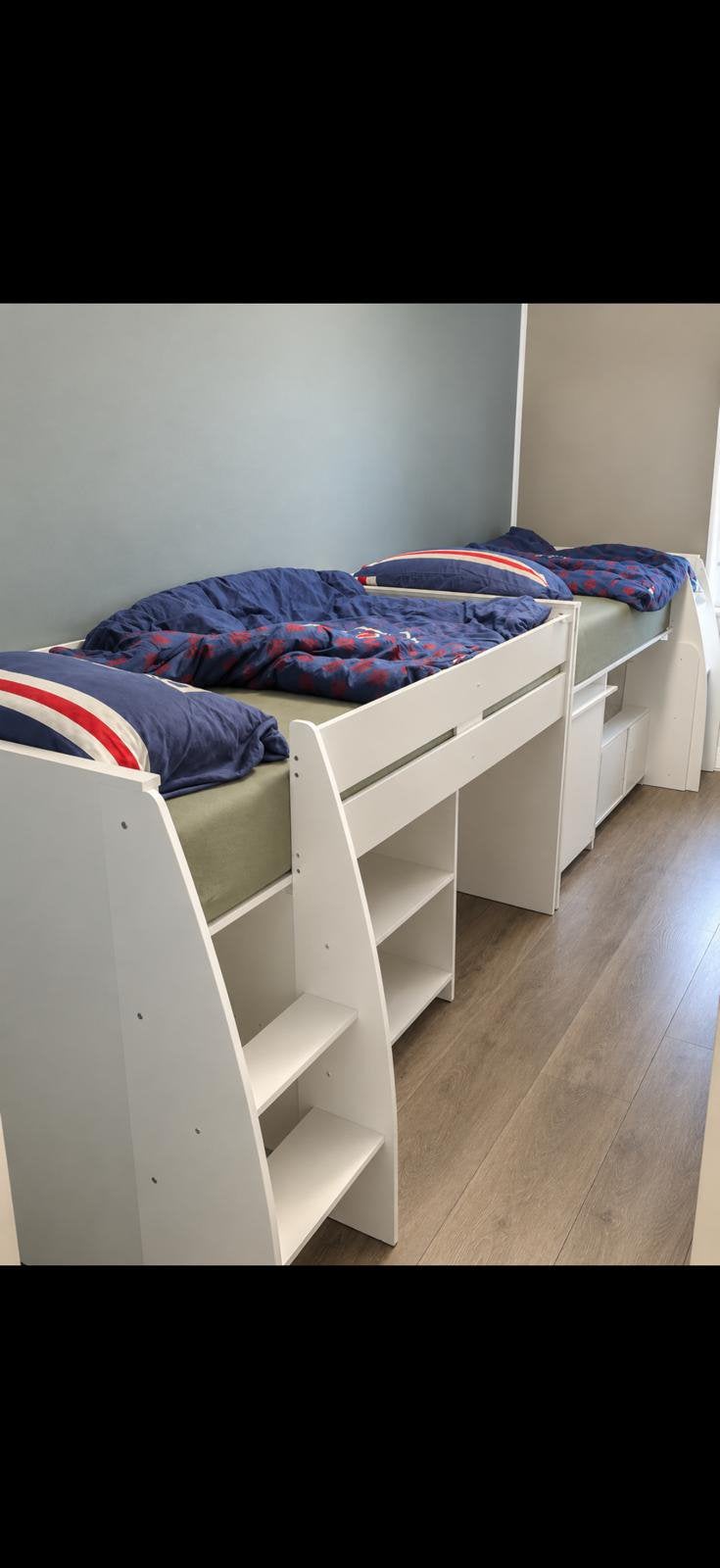 Twee hoogslapers, Ophalen, Zo goed als nieuw, Stapelbed