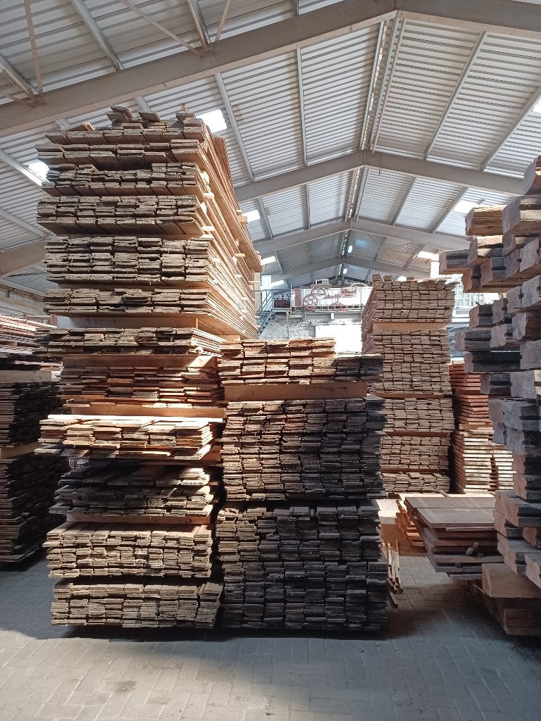 Dakhout, ca.13/14 cm breed en ca, 16,5 cm breed, Ophalen, Gebruikt, Minder dan 25 mm, Plank