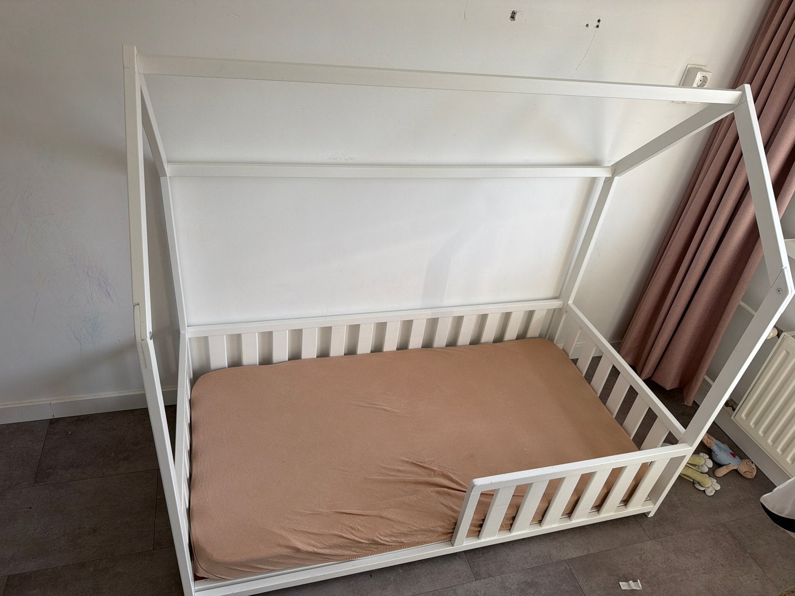 Peuter grondbed Prenatal excl matras., Gebruikt, 70 tot 85 cm, Matras, 140 tot 160 cm