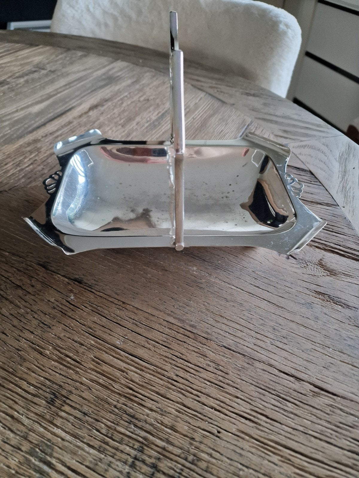 verzilverd dienblad fruitschaal gemerkt, Huis en Inrichting, Ophalen of Verzenden