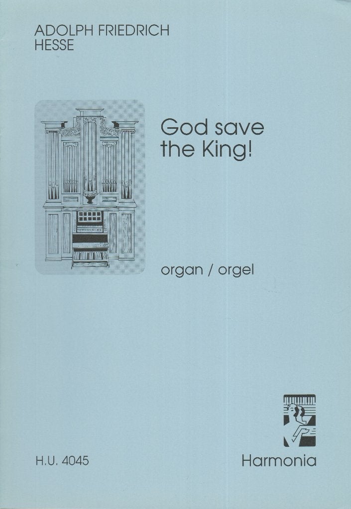 ADOLPH FRIEDRICH HESSE - God save the King!, Muziek en Instrumenten, Bladmuziek, Orgel, Gebruikt, Ophalen of Verzenden, Artiest of Componist