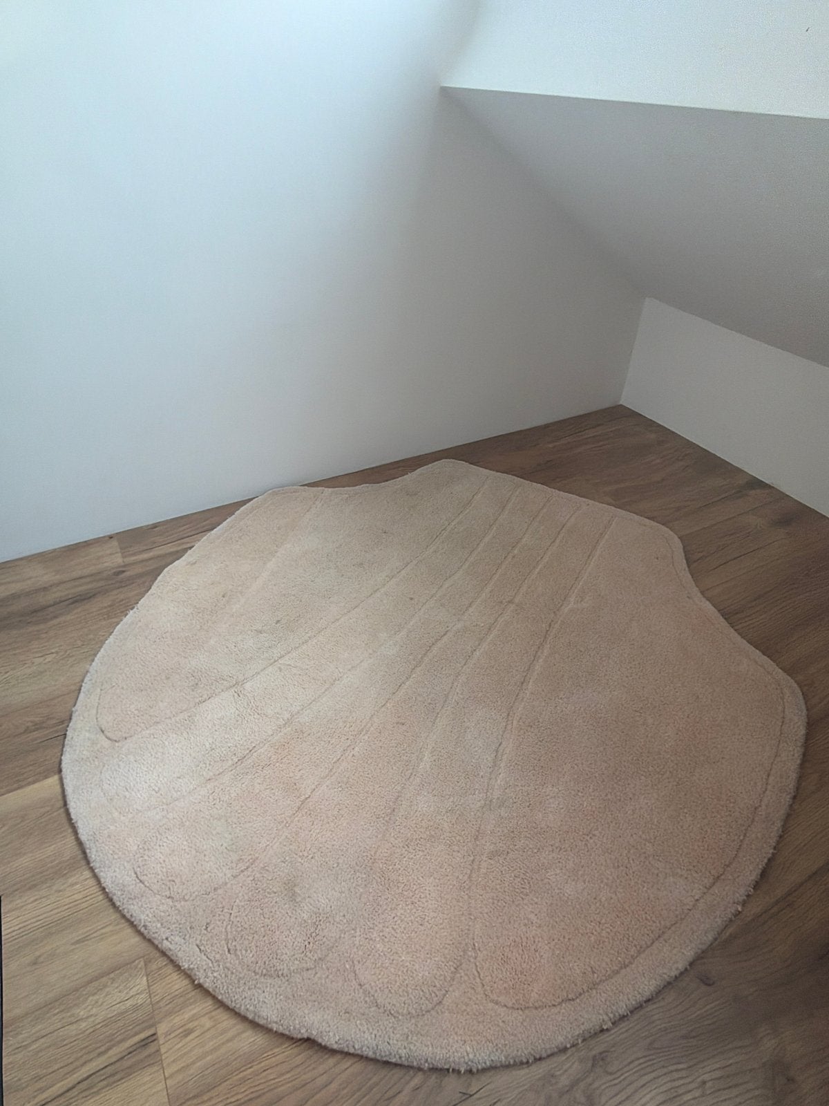 Sissy-Boy poederroze schelpen vloerkleed kinderkamer, Huis en Inrichting, Ophalen of Verzenden, Gebruikt, Roze, Overige vormen