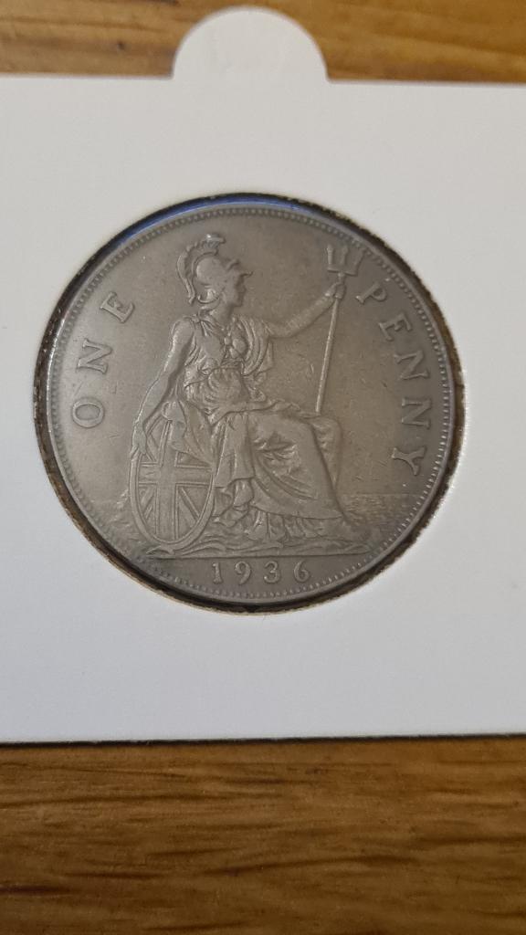 Verenigd Koninkrijk - 1 Penny 1936, Verzenden, Overige landen, Losse munt