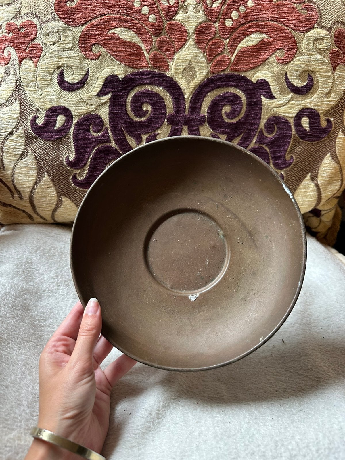 Vintage messing / metaal schaaltje - klein formaat, Ophalen of Verzenden