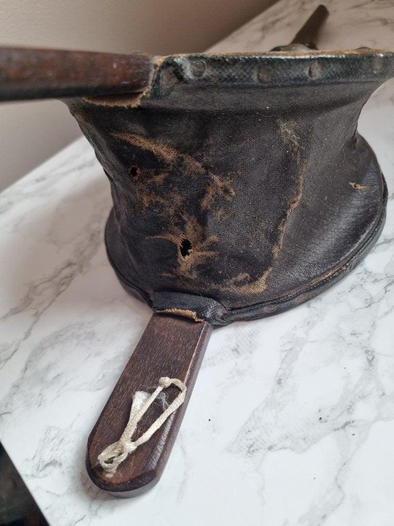 Oude houten haardblaasbalg, Huis en Inrichting, Haarden, Ophalen of Verzenden, Gebruikt, Vrijstaande haard, Overige soorten