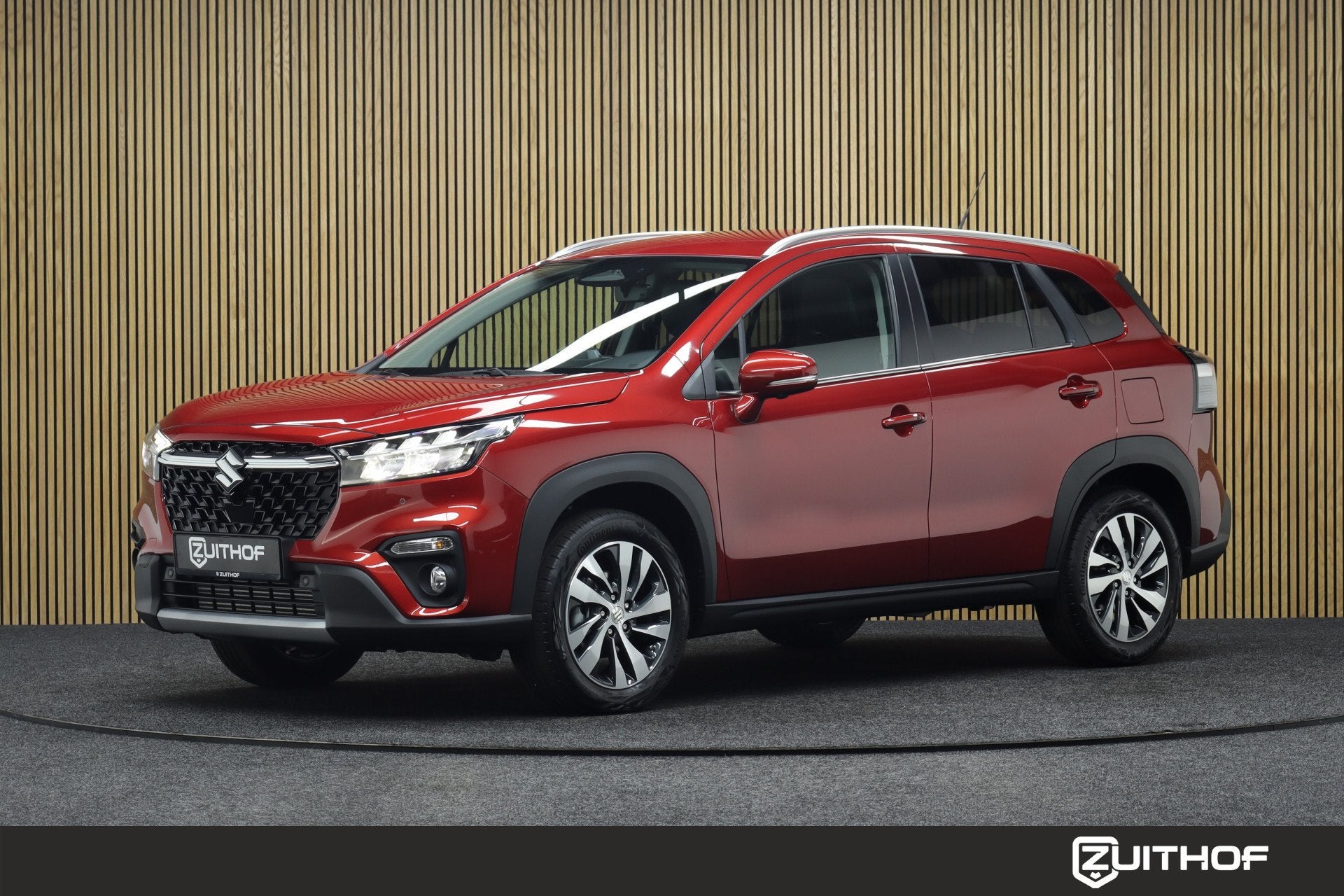 Suzuki S-Cross 1.4 Boosterjet Automaat Style Hybrid | € 3., Auto's, Suzuki, Dealer onderhouden, Gebruikt, Zwart, 4 cilinders