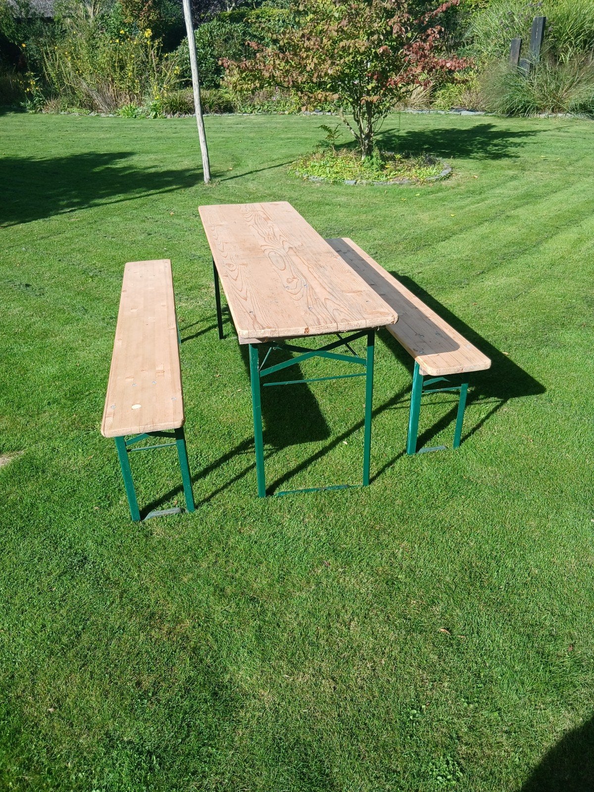 leuke inklapbare tuinset, Tuin en Terras, Picknicktafels, Ophalen, Rechthoekig, Hout