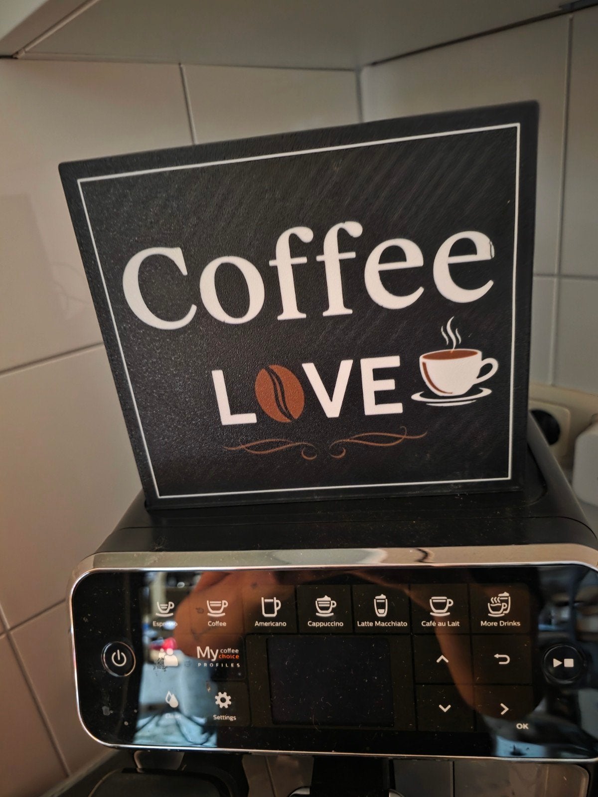 Decoratief Coffee Love ledlamp voor koffiemachine, Overige modellen, Overige typen, Ophalen of Verzenden, Zo goed als nieuw