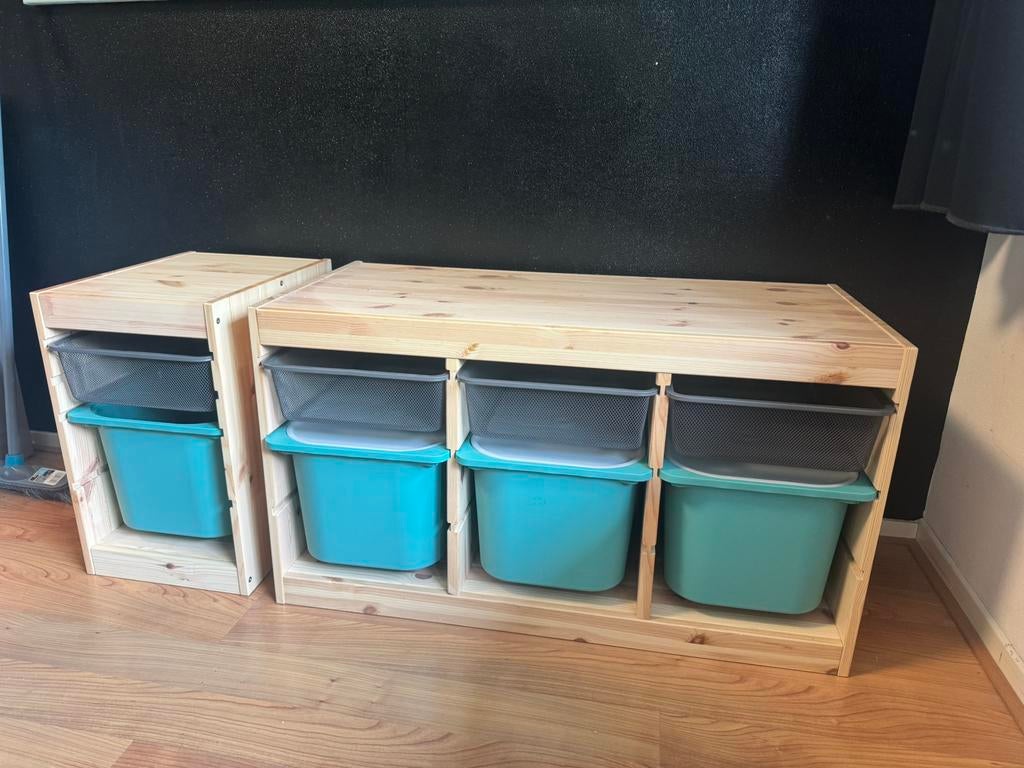 2 x ikea trofast incl bakken., Ophalen, Zo goed als nieuw, Kast