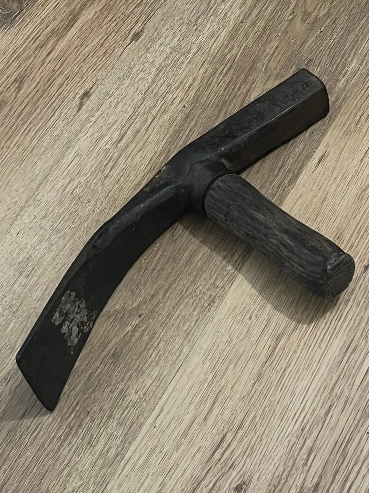 Vintage StratenmakersHamer met houten handvat, Ophalen of Verzenden