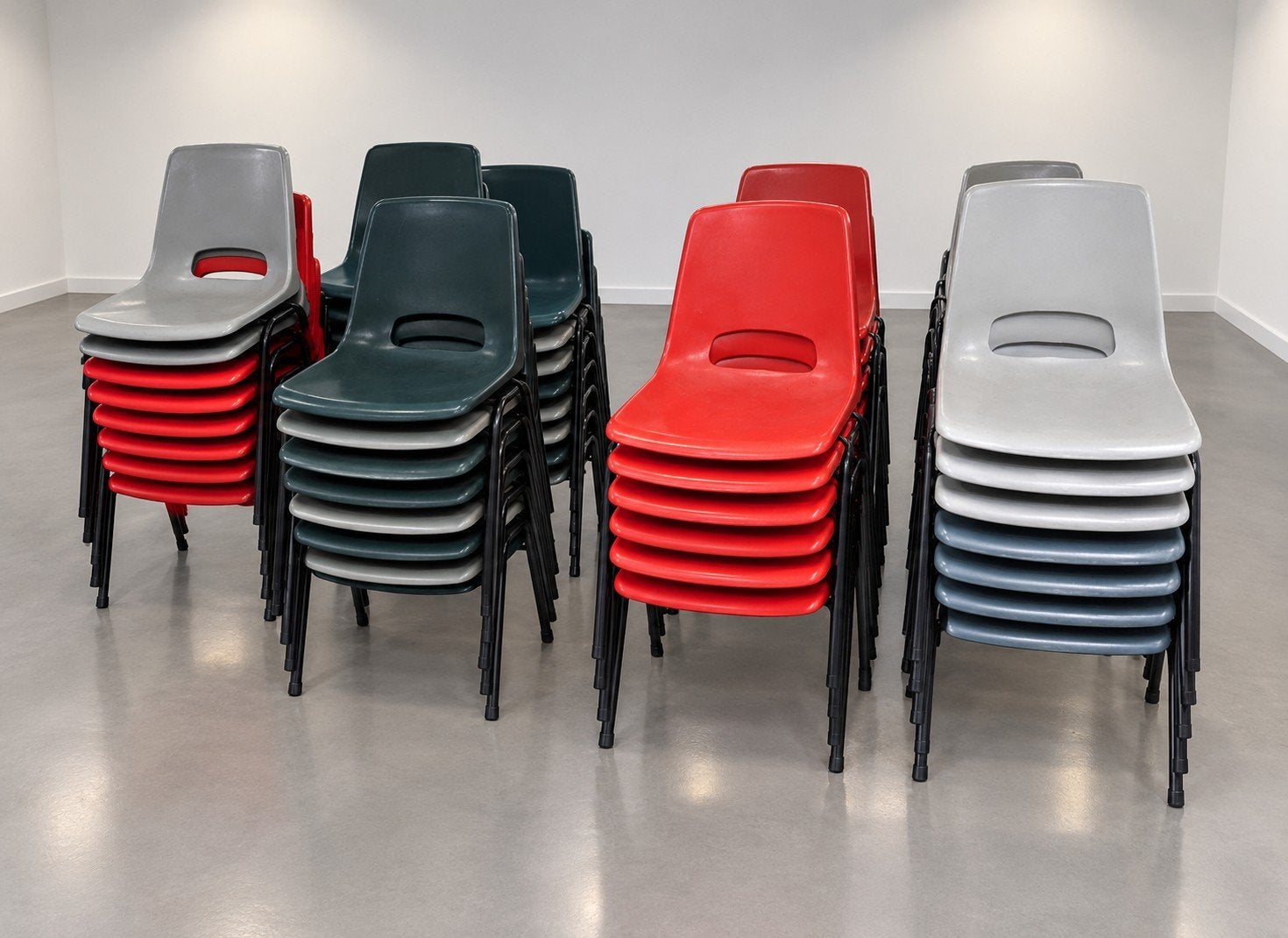 partij kantine stoelen - uitzoeken voor €6,- ps, Gebruikt, ., Ophalen of Verzenden, .