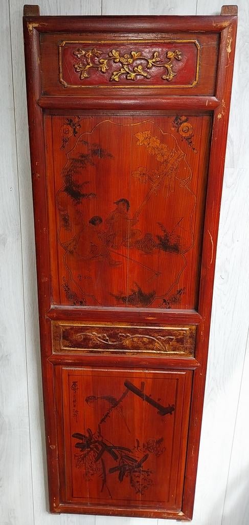 Groot Chinees paneel antiek, Ophalen of Verzenden