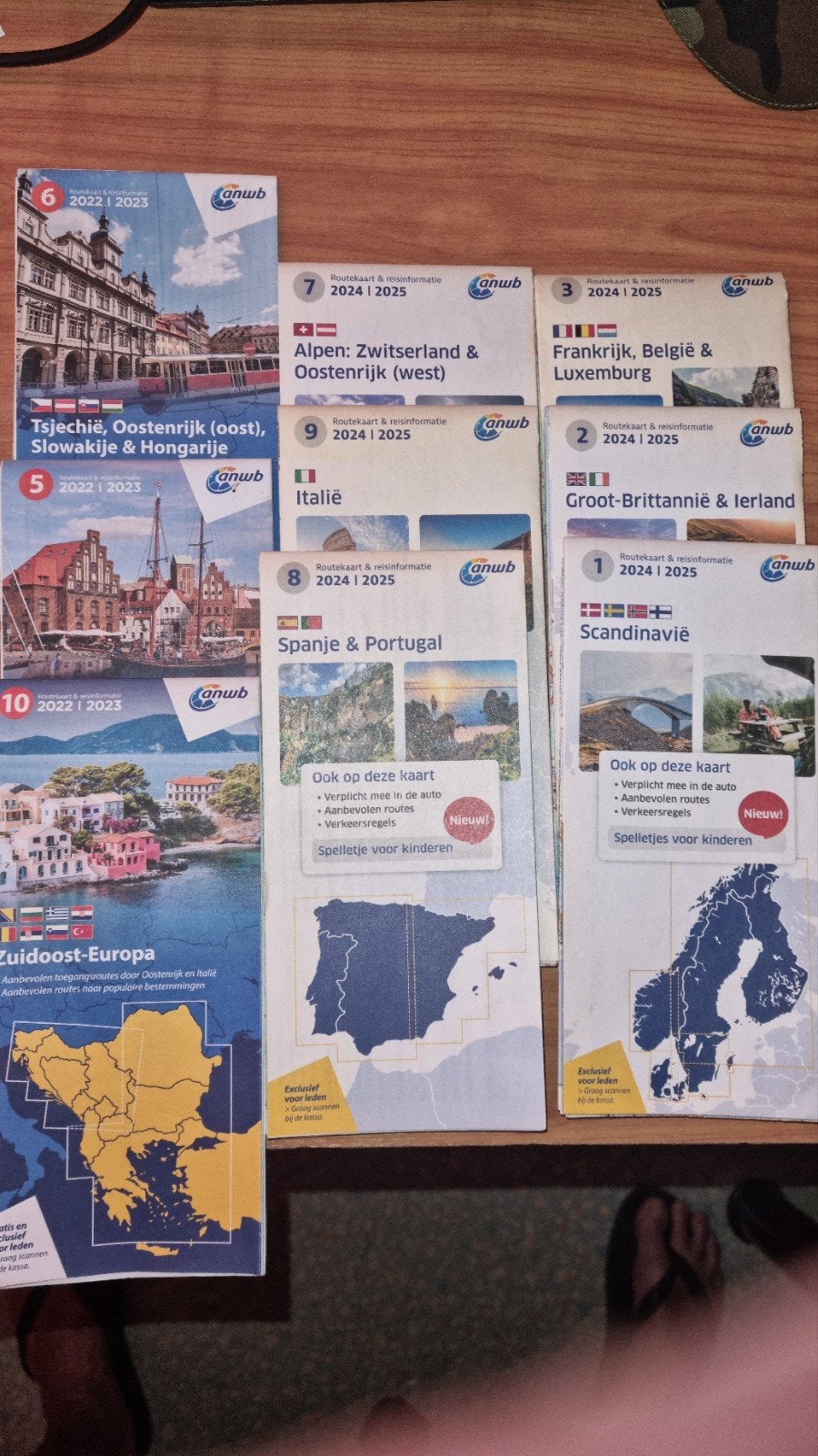 ANWB Routekaarten & Reisinformatie (diverse), Boeken, Ophalen of Verzenden, Zo goed als nieuw, Europa, Overige merken