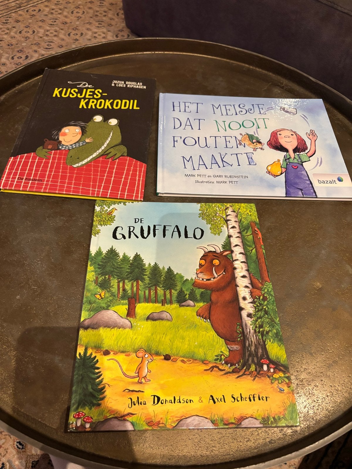 Diverse kinderboeken: De Gruffalo, Kusjes Krokodil en meer, Boeken, Ophalen of Verzenden, Gelezen, Fictie algemeen