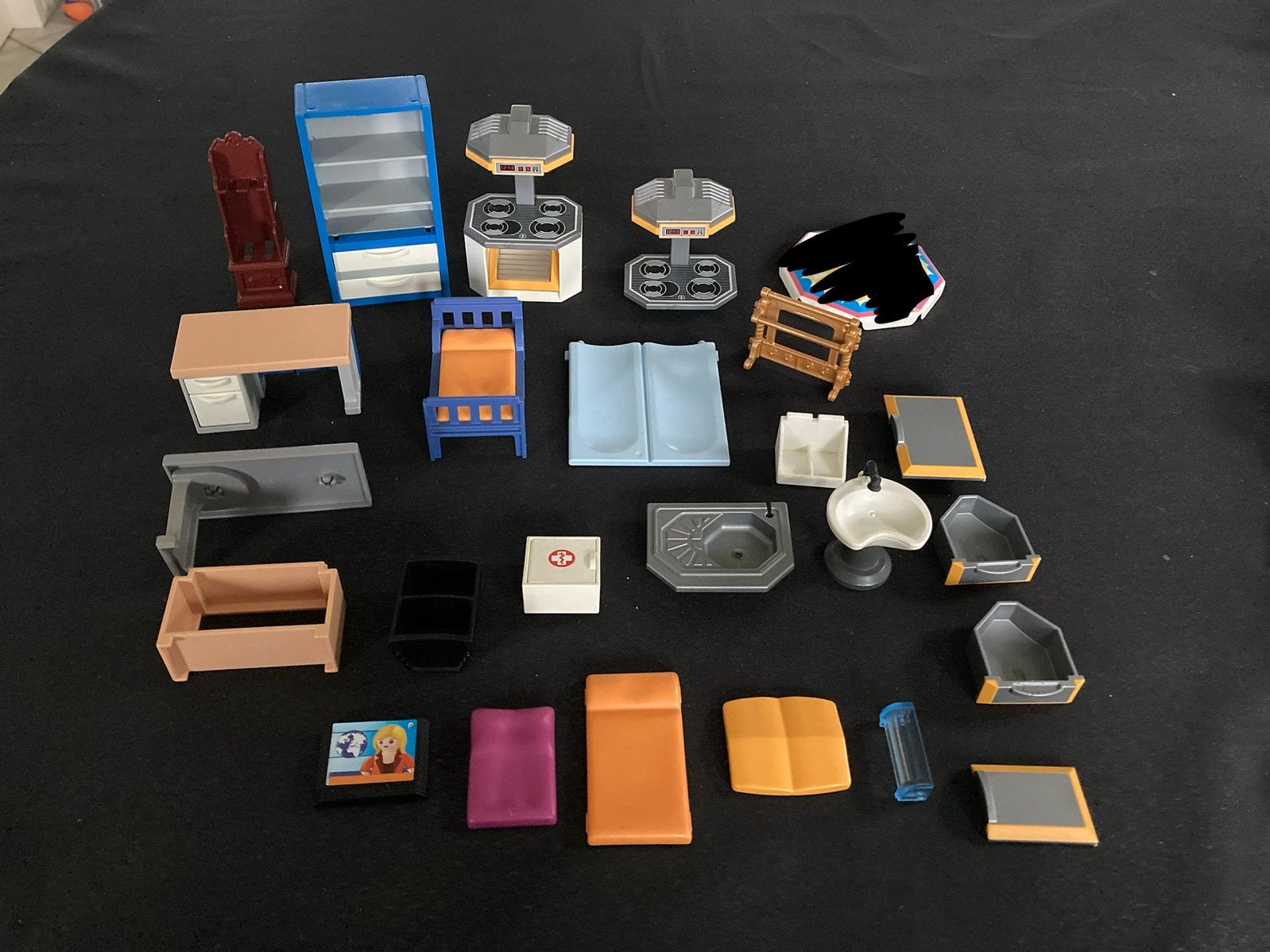 Playmobil kast, matras ed…, Ophalen of Verzenden, Zo goed als nieuw